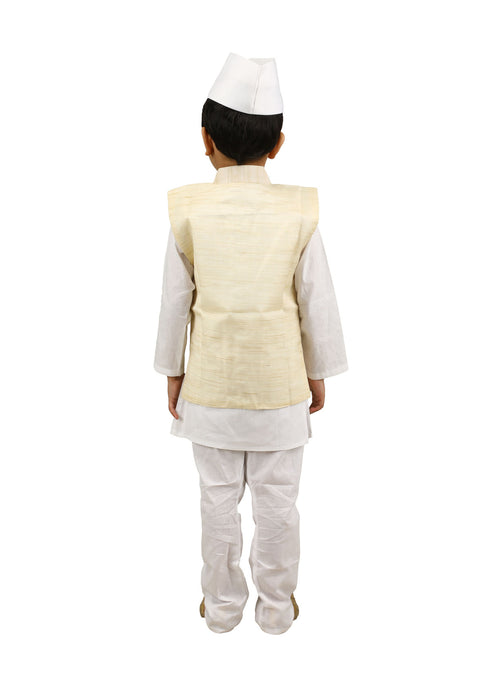 BookMyCostume Pandit Ji Jawahar Lal Nehru First Indian Prime Minister National Leader for Boys Kids Adult  Fancy Dress Costume